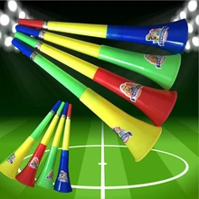 Бумажная дуделка Веселая Складная Роговая игрушка мощные вечерние игрушки для футбола Рог для фанатов футбола случайный цвет