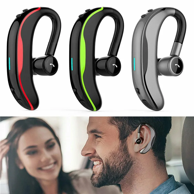 

170HOURS Standby Wireless Bluetooth Hands Free Headset Stereo Headphone Ear Hook Earphone