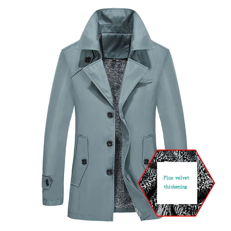 Дропшиппинг зимняя куртка мужская Толстая 8XL ветровка пальто новая одежда Повседневная одноцветная однобортная с отложным воротником