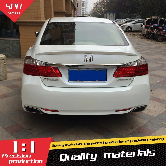 

For Honda Accord Spoiler High Quality ABS Material Car Rear Wing Primer Color Rear Spoiler For Honda Accord Spoiler 2014-2015