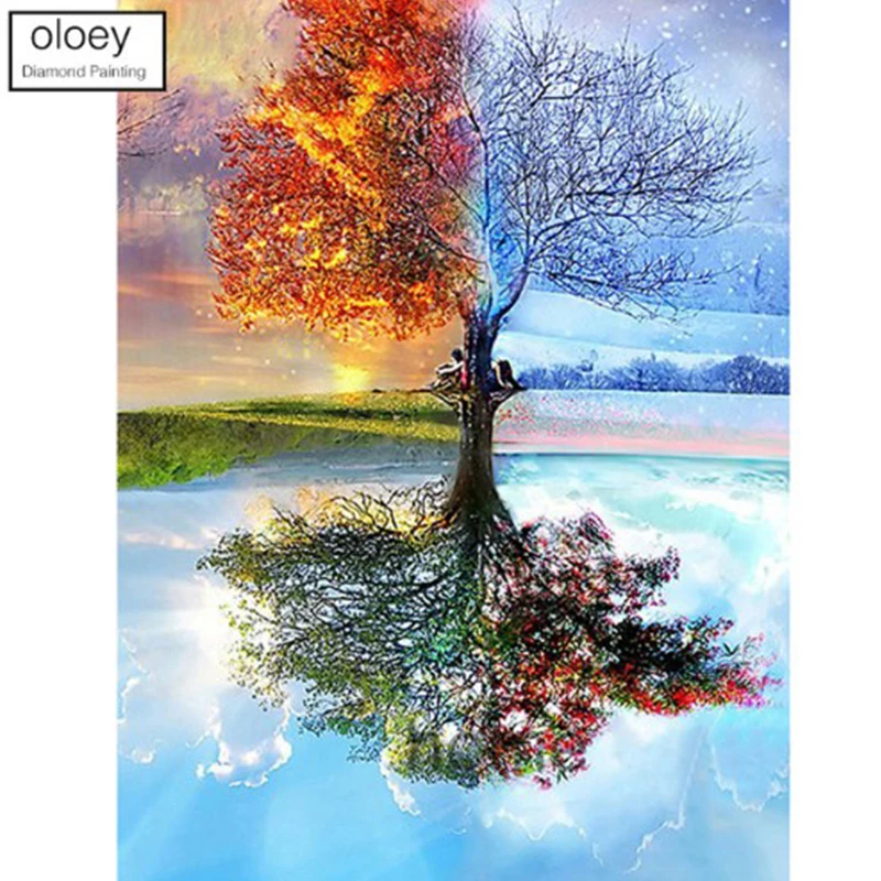 Oloey diy роспись бриллиантовыми стразами аксессуары полностью круглое сверло