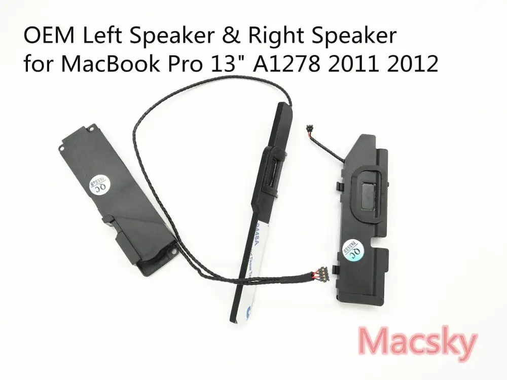 

New OEM internal 922-9772 Left Speaker & 922-9769 Right Speaker for MacBook Pro 13" 2011 2012 A1278 2011 2012