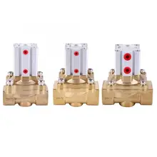 Пневматический клапан управления латунный вакуумный клапан сальник ptfe 0~ 1.0Mpa вакуумный клапан