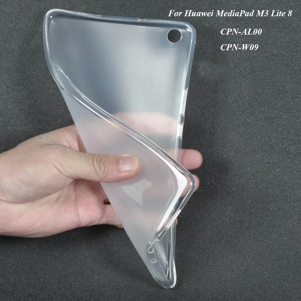 

For Huawei MediaPad M3 Lite 8 Cover Soft TPU Case for Huawei MediaPad M3 Lite 8 CPN-AL00 CPN-W09 8'' Tablet Case+Stylus Pen