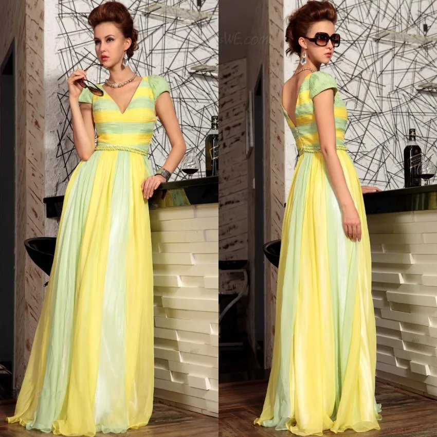 light yellow color dress