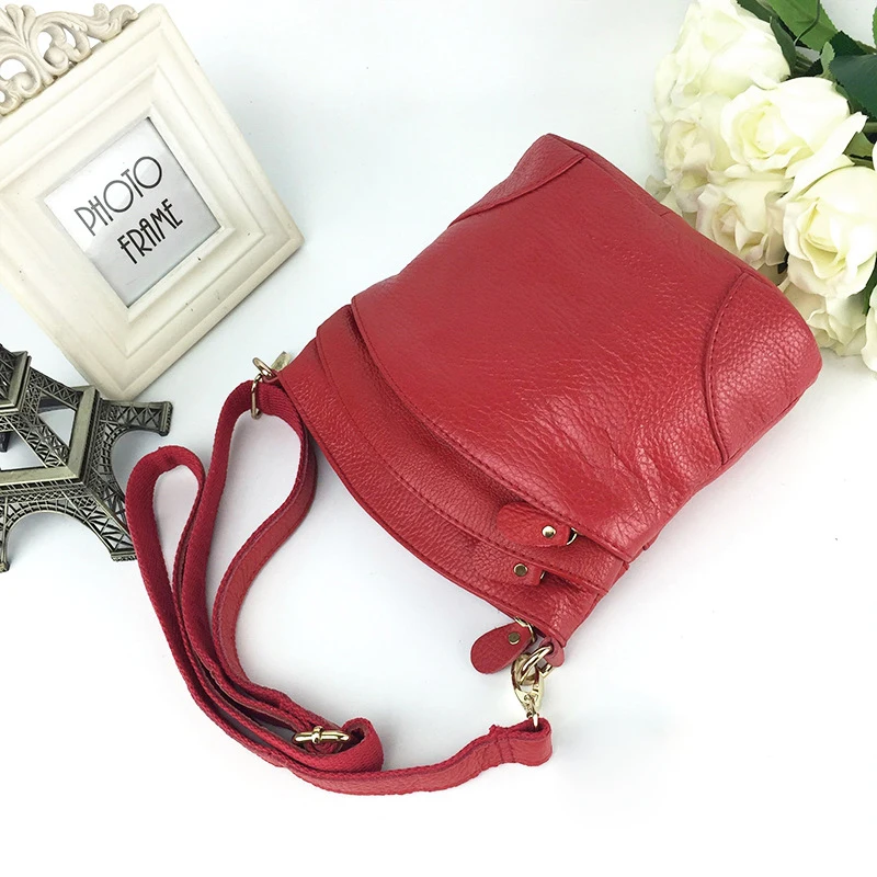 

Luxury handbags women bags designer genuine leather zipper bags ladies single shoulder soft leather messenger bag wholesale