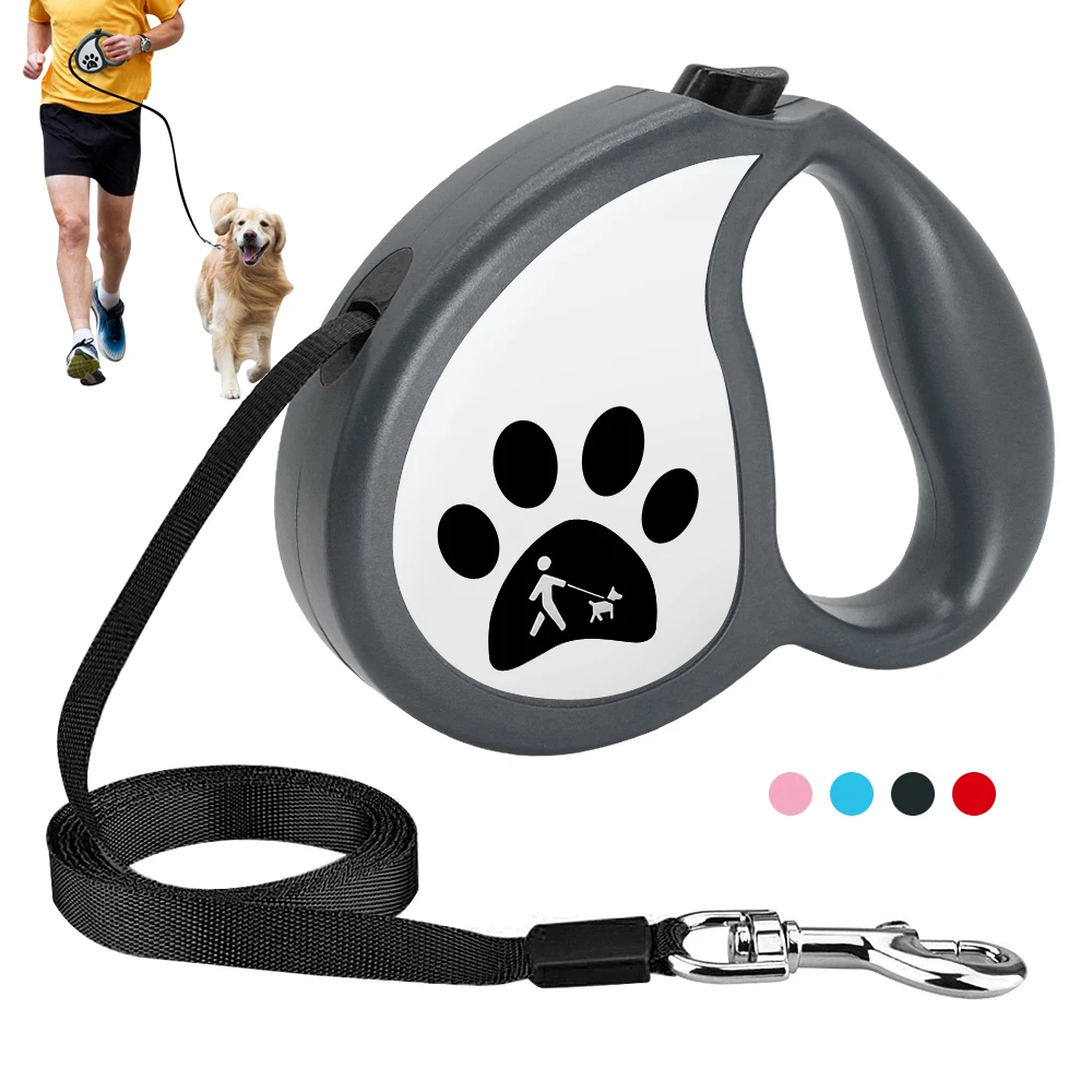 

Retractable Dog Leash Nylon Tape 13ft Exending Automatic Pet Leash Leads Belt For Small Medium Dogs Walking Running Training