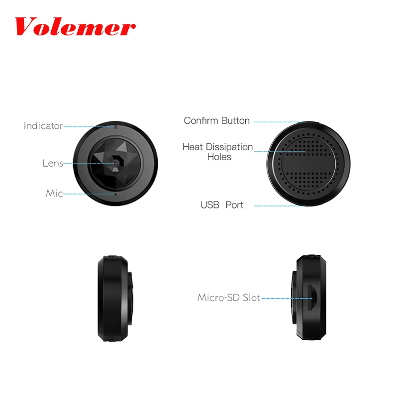 Volemer Camsoy C6 mini camara wifi With Smartphone App Video Recording IP Micro camcorder Motion Dtection P2P Car DVR Mini Cam