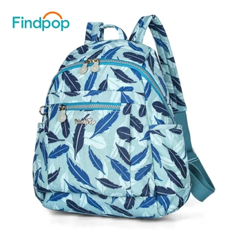 

Findpop Women's Backpack Large Capacity Waterproof Printing Backpack Bags For Women 2018 New Fashion Nylon Backpacks +Free gift