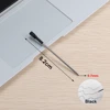 20 PCS/LOT Wholesale Ballpoint Pen Refill 0.7mm Length 8.2cm Short Blue And Black Ink Refill 82mm Replacement Pens For School 2