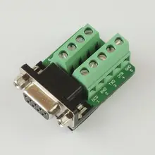DB9 femle 9 Pin Порты и разъёмы сигналов коммутационная винт терминалы адаптер пластина DB9-M2