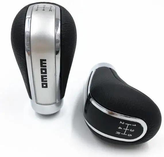 

Shift Knob Length Aluminum Leather Gear Shift Knob Racing Car Universal Shift Gear Knob Fit For Momo BMW Toyota Honda Mazda Ford