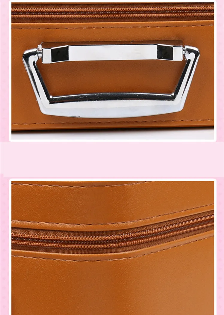Couro Cute Girl Make up Box Hard