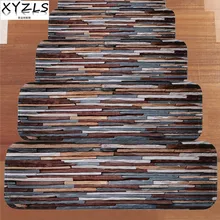 XYZLS 5 шт./компл. Ретро каменный пол как противоскользящие лестничные Коврики для лестницы этапная пластина коврик на кухню Пол Дверной Коврик 22*70 см