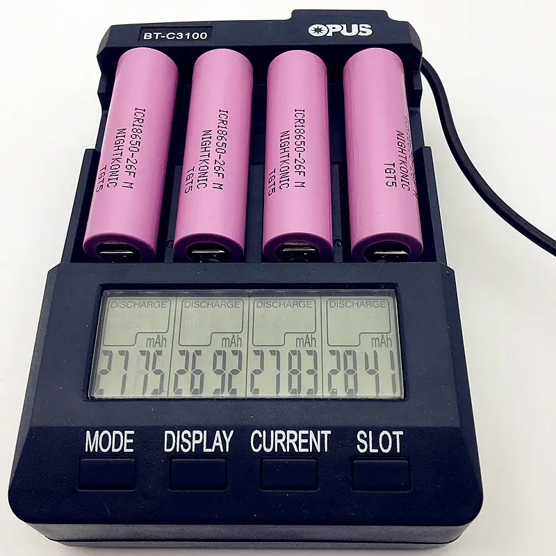 

Original NIGHTKONIC 8 PCS/LOT 3.7V 2600mAh Li-ion 18650 Rechargeable battery ICR18650-26F ( without charger )