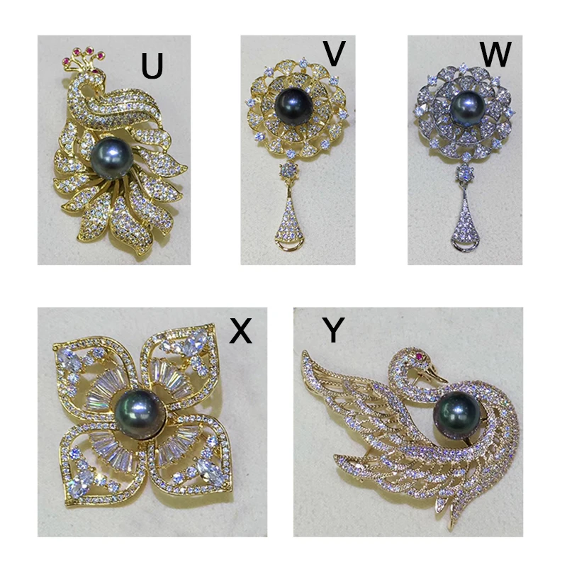 UVWXY brooch
