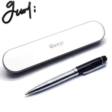 Guoyi C001 металлическая шариковая ручка школьные принадлежности для школы, офиса, школы, канцелярские принадлежности, роскошные подарочные ручки для отеля, бизнес ручка, заправка