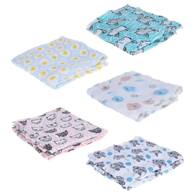

Baby Blanket Blend Cotton Gauze Bath Towel Swaddle Newborn Swaddles Muslin Soft Portable Infant Wrap Sleep Cover Mat Children