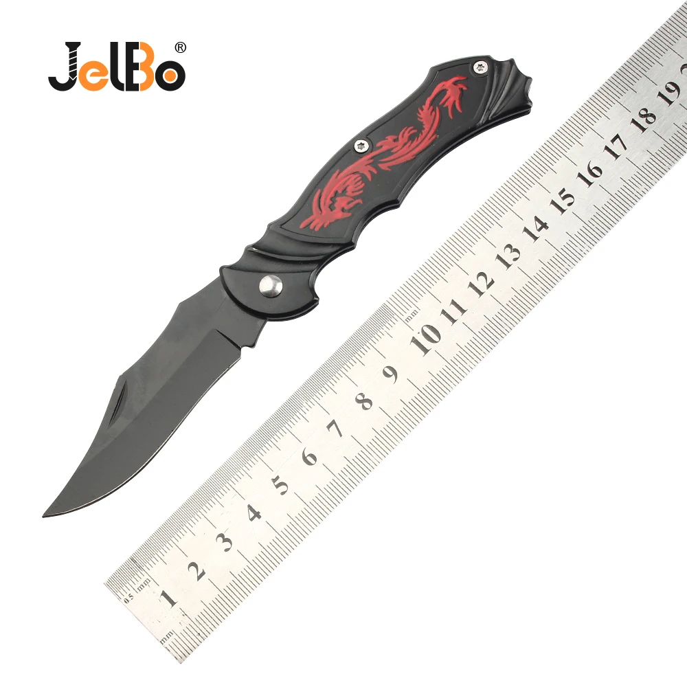 JelBo портативный карманный нож инструменты для выживания на открытом воздухе 3cr13 стальное лезвие Мини Фруктовый складной нож тактическое оборудование охотничий нож