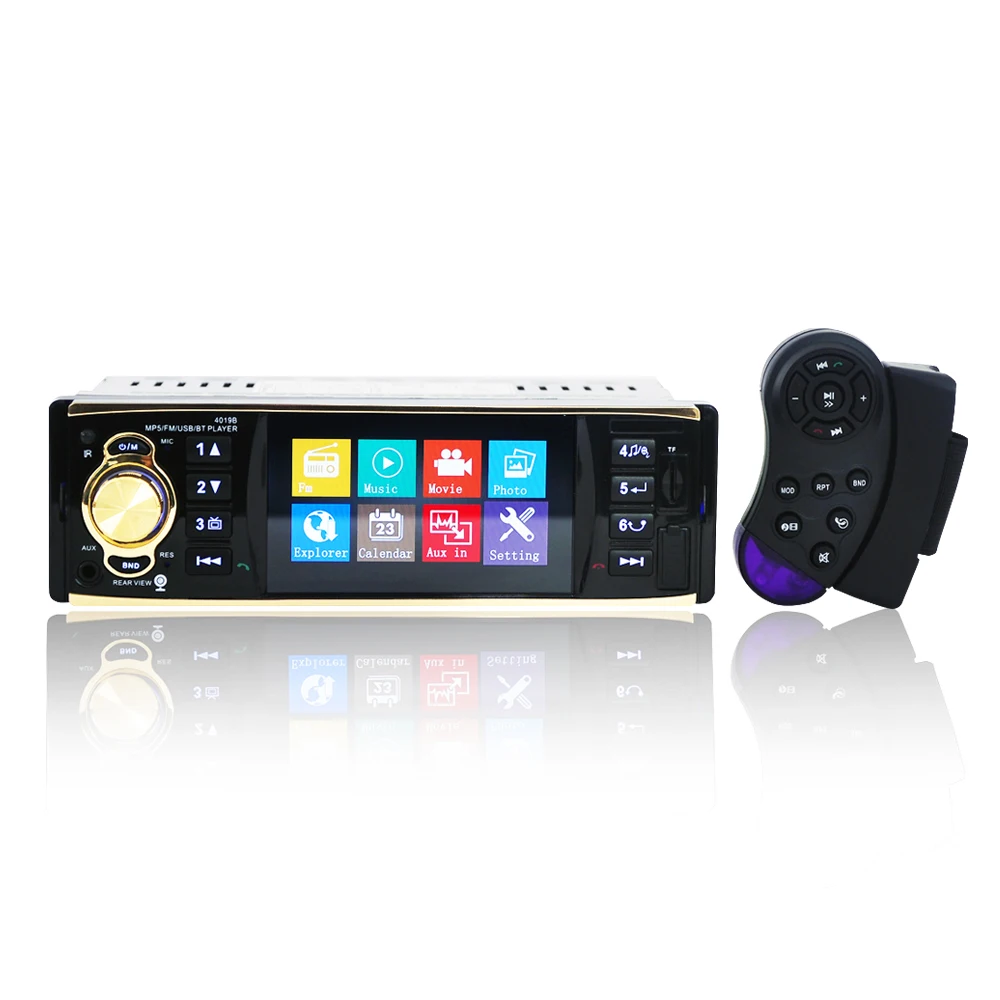 

4019b1Din 12V 4.1inch Radio Tuner BT MP4/MP5 Vehicle player Vehicle MP5 multifunctional player BT MP3 player