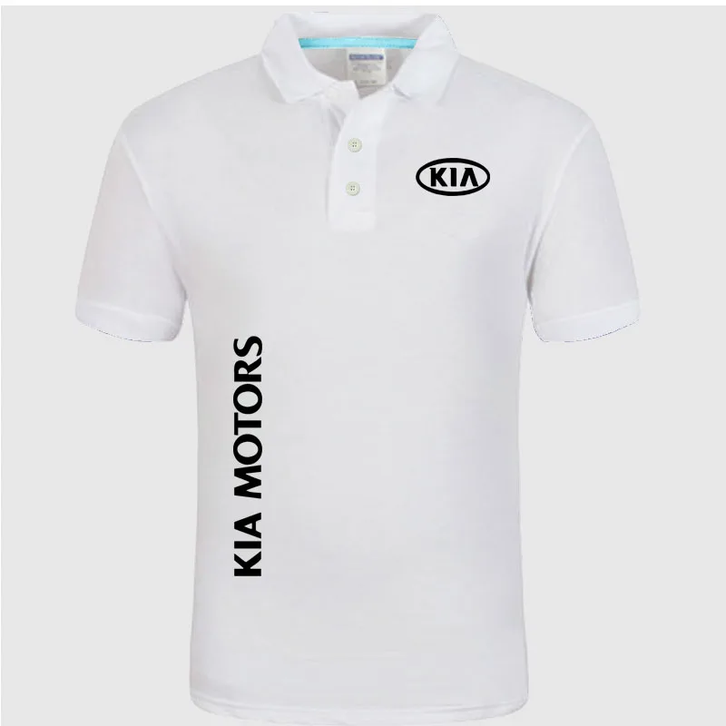 

Brand New Men's KIA logo Polo Shirt unisex Polo shirt Men Cotton Short Sleeve shirt clothes SizeS- XXXL