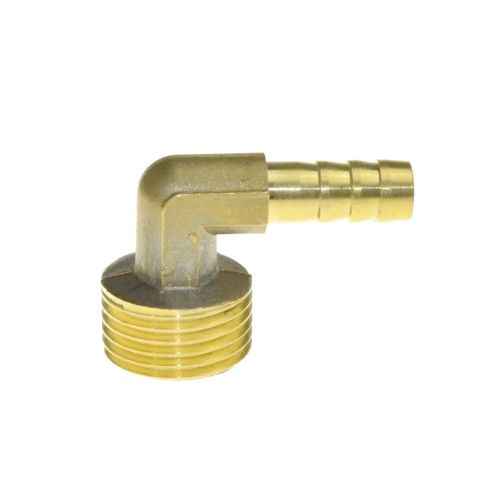 8mm 10mm 12mm 14mm 16mm Male 3/8" Elbow Brass Barbed Fitting Coupler