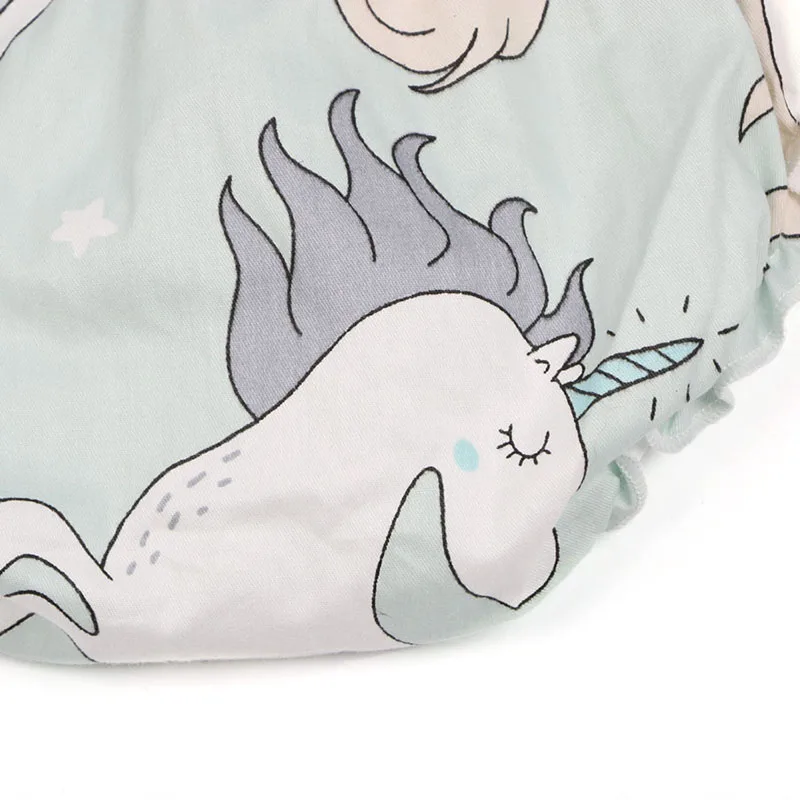 Summer Unicorn Print Newborn Baby Toddler Cotton Bloomers Boys Girls Floral Shorts Infant Panties PP Shorts Baby Shower Gift (5)