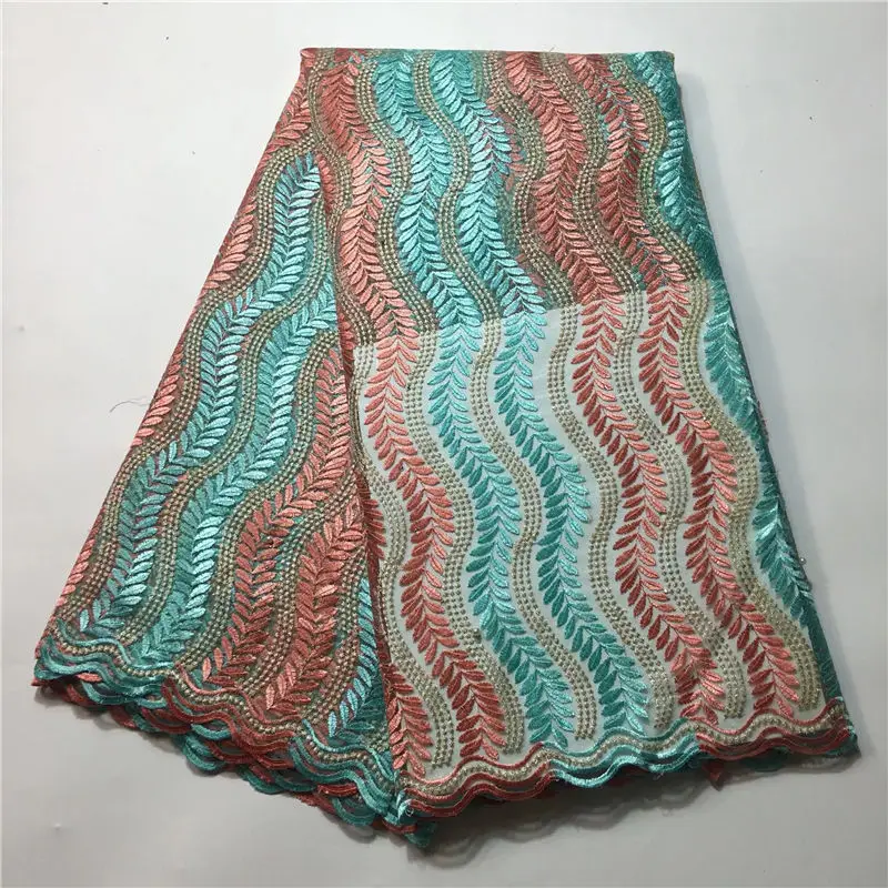 Latest Net French Lace Material High Quality African Fabric With Stone Nigerian Wedding juan2B-2 | Дом и сад