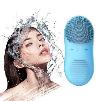 

Wireless Charger Facial Cleansing Brush Sonic Face Brush with 12 Speeds for Deep Pore Cleansing Reduce Acne Anti-Aging Skin Care