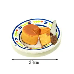 2 шт./компл. 1/12 весы миниатюрный кукольный домик претендует миниатюры еды сыр торт набор для кукольный домик Декор игрушечные лошадки