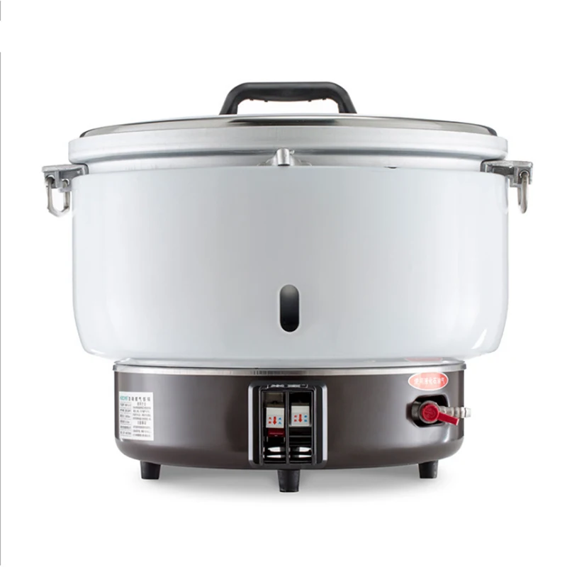 Commercial 7L Gas Type Rice Cooking Machine Large Capacity Rice Cooker Liquefied/ Natural Gas Food Processor