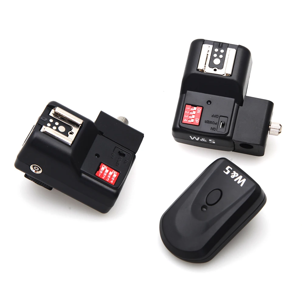 16 Channels Wireless Radio Flash Trigger Umbrella Holder 2 Receivers for Canon Nikon DSLR Camera Flash Synchronizer