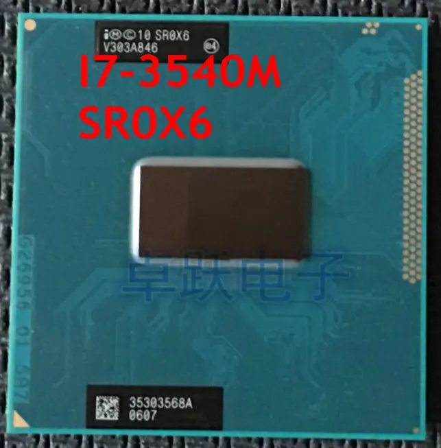 Процессор Intel Core i7-3540M 3,0 GHz 4M Socket G2 для ноутбука процессор SR0X6 i7 3540m