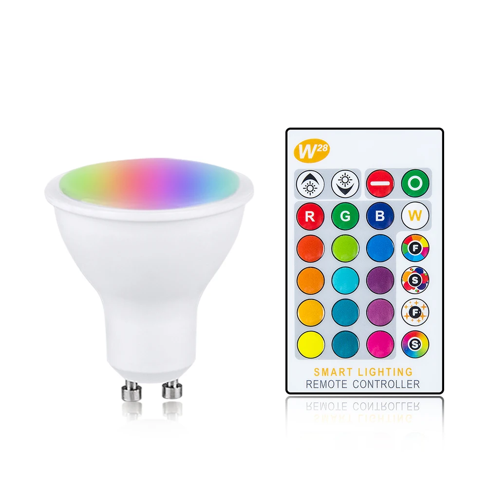 RGB RGBW Рождественский Декор атмосфера B22 E27 LED ночник лампа GU10 прожектор с