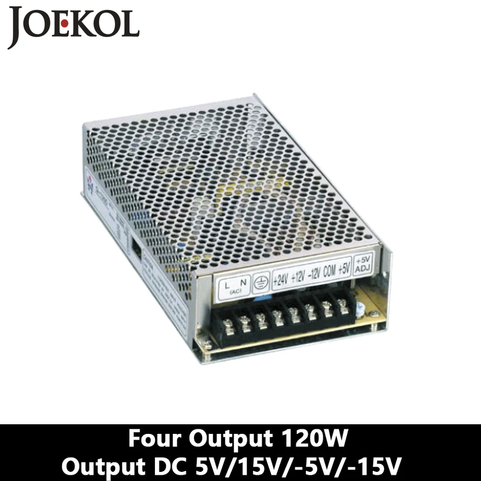 

Quad Output Switching Power Supply 120W 5V 15V -5V -15V,dc Power Supply,AC110V/220V Transformer To DC 5V 15V -5V -15V