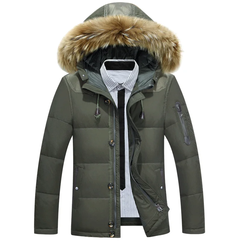 zozowang Hot Sale 2018 New Men down jacket Winter Thick Warm Fashion Patchwork Men's Coat Hooded Men White duck down Coat zozowang Hot Sale 2018 New Men down jacket Winter Thick Warm Fashion Patchwork Men's Coat Hooded Men White duck down Coat