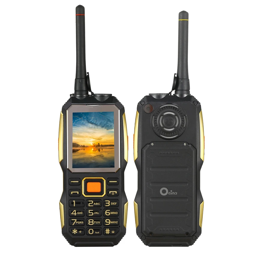 Original G1 Rugged Torch Phone Senior old man mobile phone Power bank Loud Speaker bluetooth walike talkie UHF Radio PTT 3800mAh