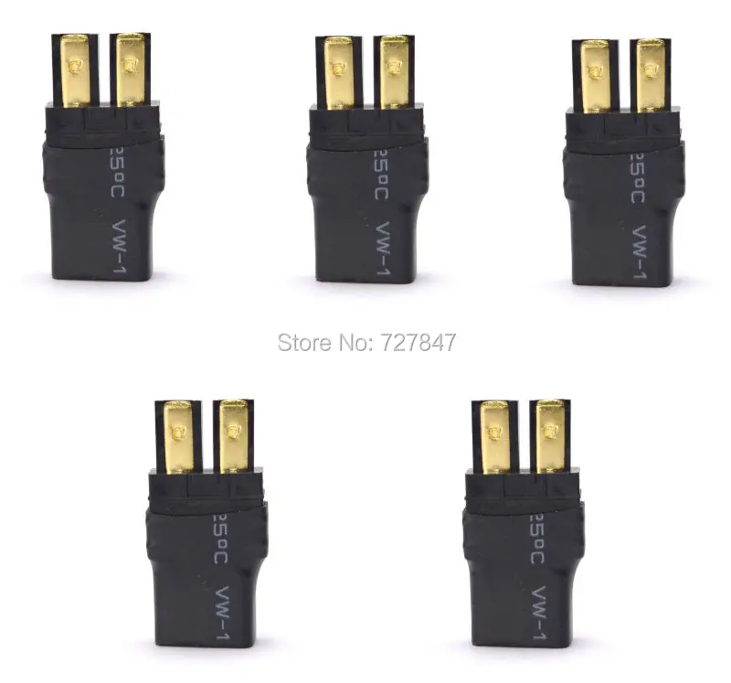 5 шт./лот мужской Traxxas к женскому T-plug Deans разъем адаптера | Игрушки и хобби