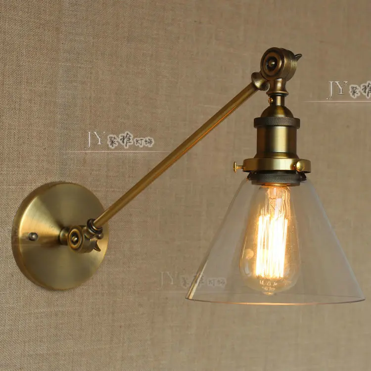 Loft retro Matte Black iron shade adjustable swing arm reading wall lamps Lights e27 / e26 sconce for workroom bedroom bar cafe e27 vintage indoor black wall lamps loft swing rock wall sconce 2 head lights robot arm sconce wall lamp for workroom cafe