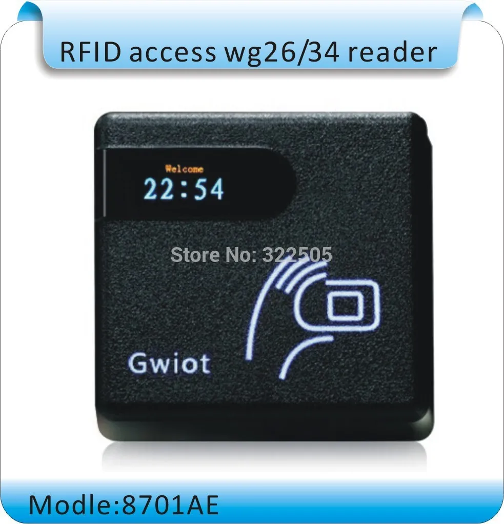 Новые 8071CE 125 кГц Rfid считыватель контроля доступа/D Card Reader WG26/34 EM4100 Card Reader 10 шт карты
