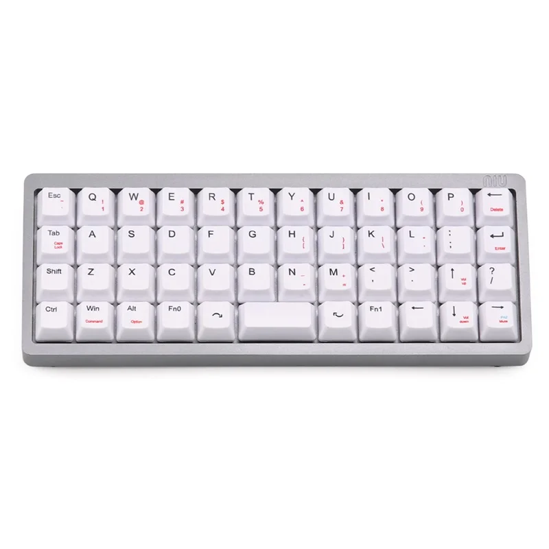 KBDfans NIU 40 Dye-subbed OEM профиль колпачки для 40% макета cherry mx механическая клавиатура - Цвет: White 40 keycaps