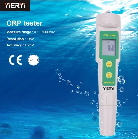 

2017 New High Quality Professional 169E ORP detector Redox Tester Waterproof ORP Meter pH Measurement Test Tool