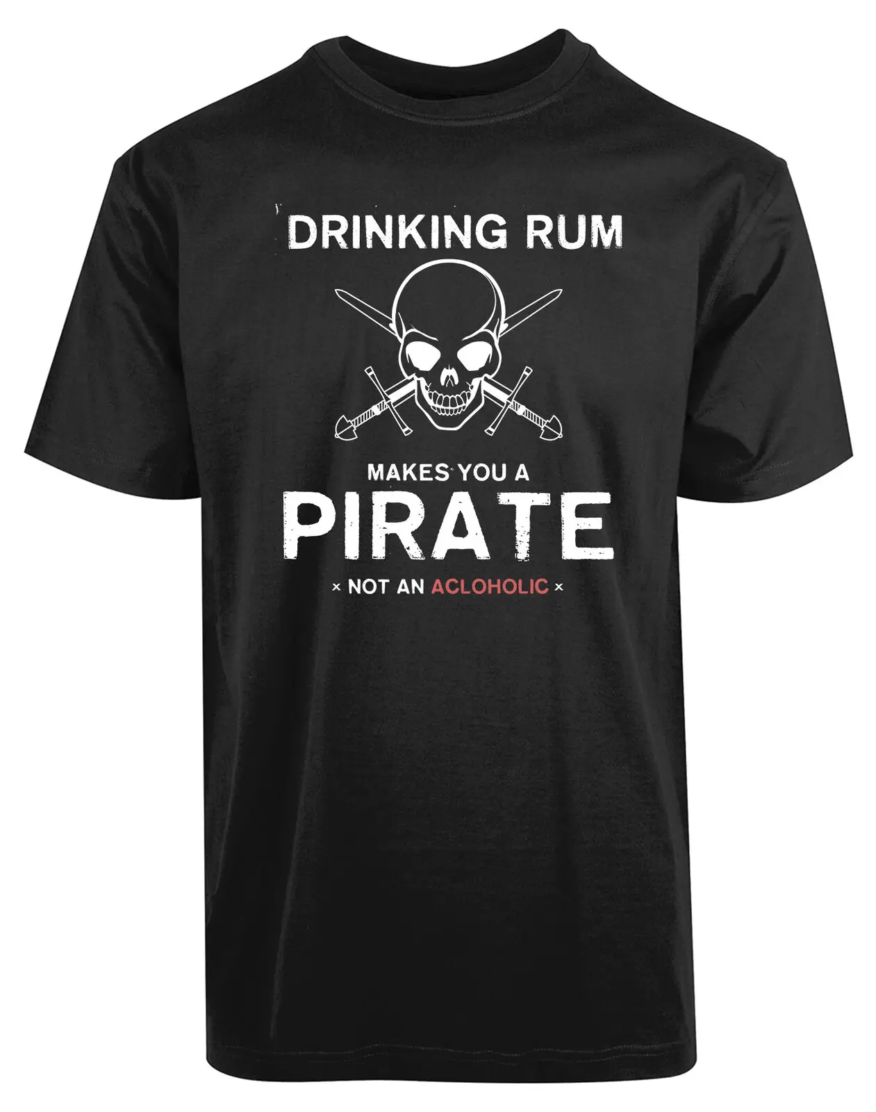 

Drinking Rum Makes a Pirate Dad Drinking Beer Gift Tee Funny Humor New TShirt