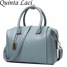 Quinta Laci genuino de las mujeres de cuero bolsa de mensajero de Las Mujeres bolsas de asas de bolsos de las mujeres famosas marcas de alta calidad bolso de hombro de las señoras