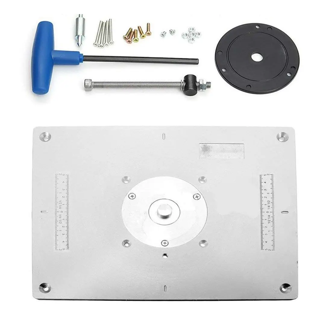 New Aluminum alloy Router Table Insert Plate For Popular Router