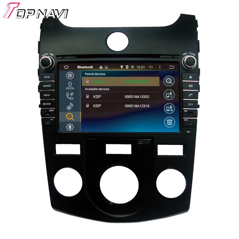 Topnavi Octa Core Android 6 0 Автомобильный DVD для KIA SHUMA Auto Air /KOUP автомобильный Кондиционер/CERATO