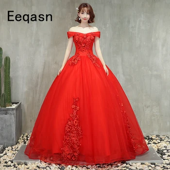 

Red Quinceanera Dresses 2020 Sweetheart Lace Applique Sweet 16 Dresses Ball Dress Prom Party Dress Vestidos De 15 Anos