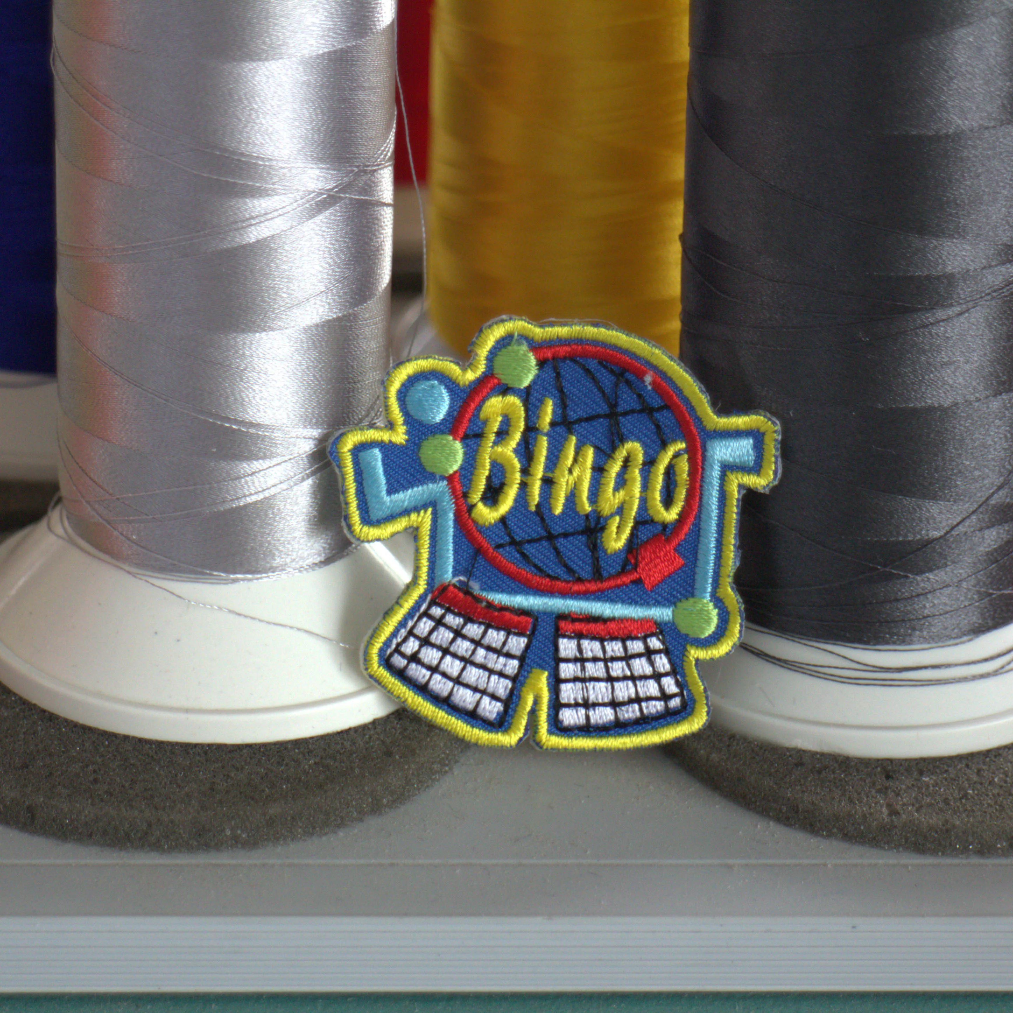

Personalized embroidery chapter patch customization