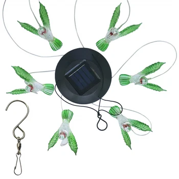 

1pcs Solar Color Changing LED Bee Wind Chimes Light Lamp Home Room Garden Decor