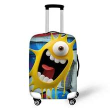 Cartoon Print Travel Accessories Suitcase Protective Covers 18-32 Inch Elastic Luggage Dust Cover Case Stretchable